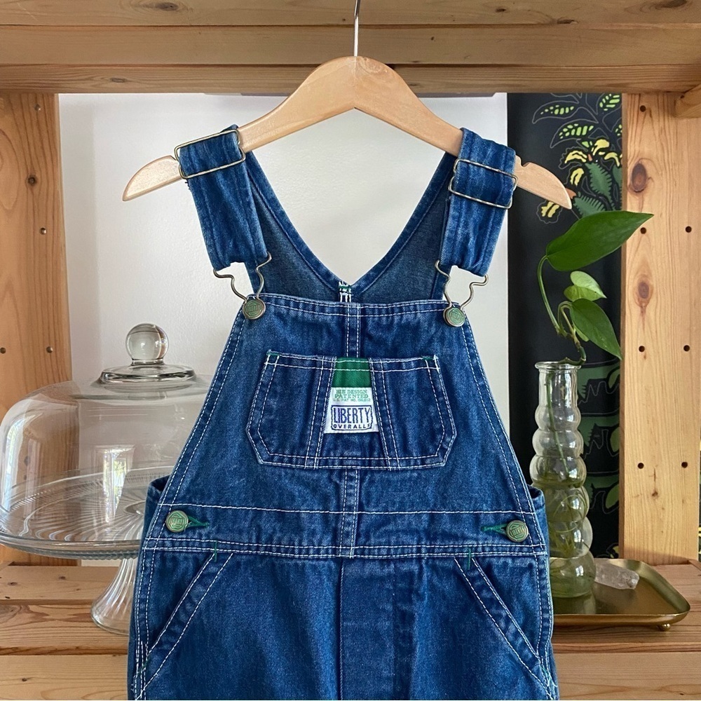 Liberty Youth Denim Overalls Bibs - Picture 7 of 14